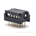 Conector de presión DIP de 2,54 mm y 7,62